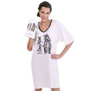 Dog Mom  Ladies Nightshirt/Nightgown